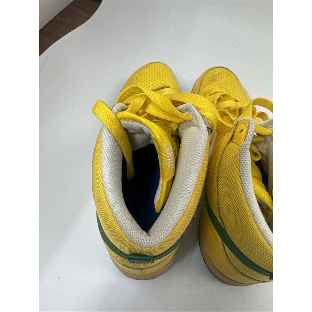 Size 13 Nike Dunk High Reverse Brazil Yellow - 317982-731 - Picture 7 of 9